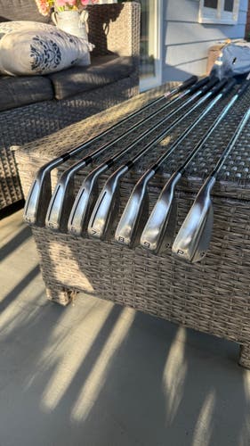 Men's 2025 TaylorMade TaylorMade 2025 P790 Right Handed Iron Set Stiff Flex Steel Shaft