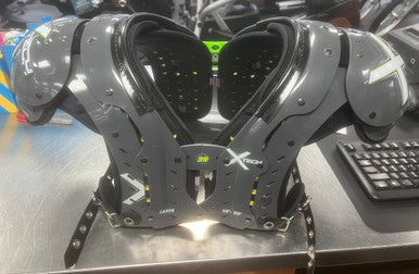 Used XTECH FB Shoulder Pads Black LG 11497-S000157215