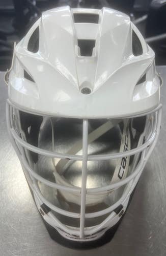 Used Cascade S Lacrosse Helmet White Fits all 11497-S000157205