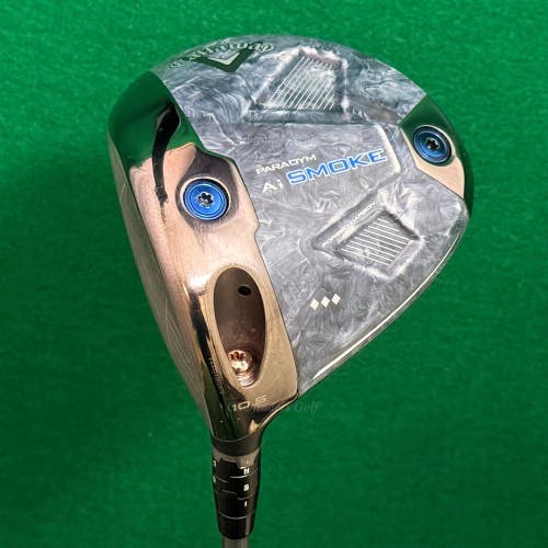 LH Callaway Paradym Ai Smoke Triple Diamond 10.5 Driver Denali Blue 6.0 Stiff