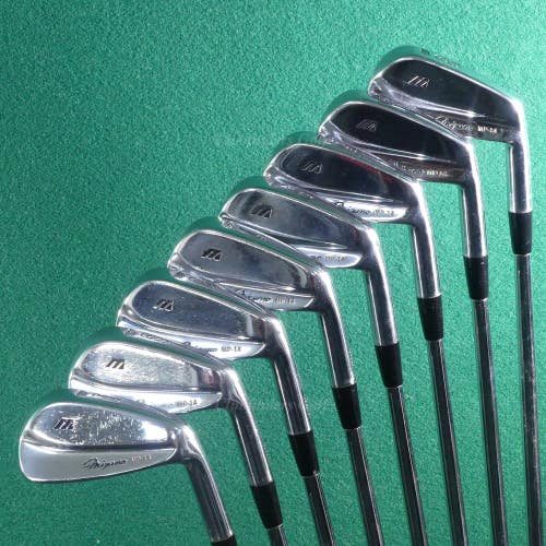 Mizuno MP-14 Forged 3-PW Iron Set True Temper Dynamic Gold S300 Steel Stiff