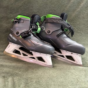 2024 Bauer Konekt HF2 Hockey Goalie Skates Regular Width 9 (Used)