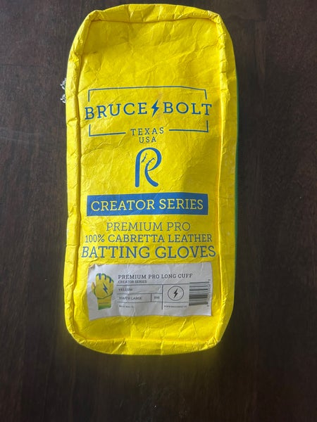 Youth Large Coach Rac Bruce Bolt Batting Gloves
