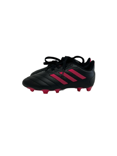 Used Adidas GOLETTO Soccer Cleats Black And Pink Youth 11.0 11692-S000147771