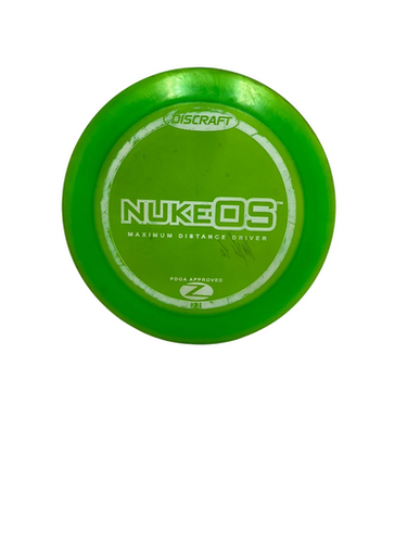 Used Discraft Z NUKE OS Disc Golf Driver Green 175g 11692-S000149850
