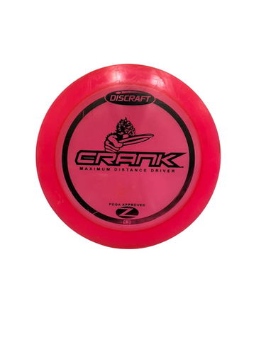 Used Discraft Z CRANK Disc Golf Driver Pink 174g 11692-S000149858