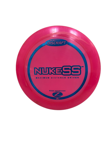 Used Discraft Z NUKE SS Disc Golf Driver Pink 174g 11692-S000149871