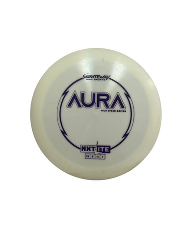 Used Gateway NXT LITE AURA Disc Golf Driver White 160g 11692-S000149907