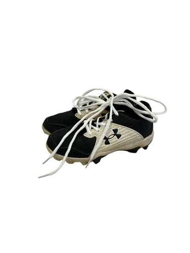 Used Under Armour LEADOFF BB/SB Cleats White And Black Junior 01 11692-S000149925