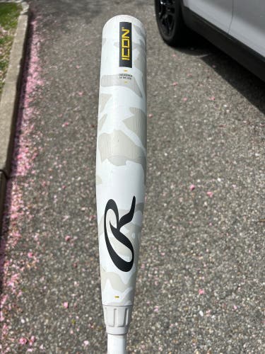 2024 Rawlings Icon Composite USSSA Certified Bat (-8) 22 oz 30" (Used)