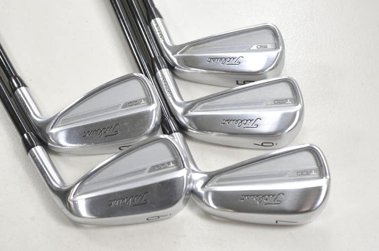 Titleist T100 2023 5-9 Iron Set Stiff Flex Right Tensei Blue AV Graphite #215644