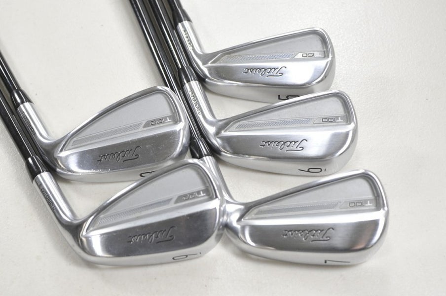 Titleist T100 2023 5-9 Iron Set Stiff Flex Right Tensei Blue AV Graphite #215644