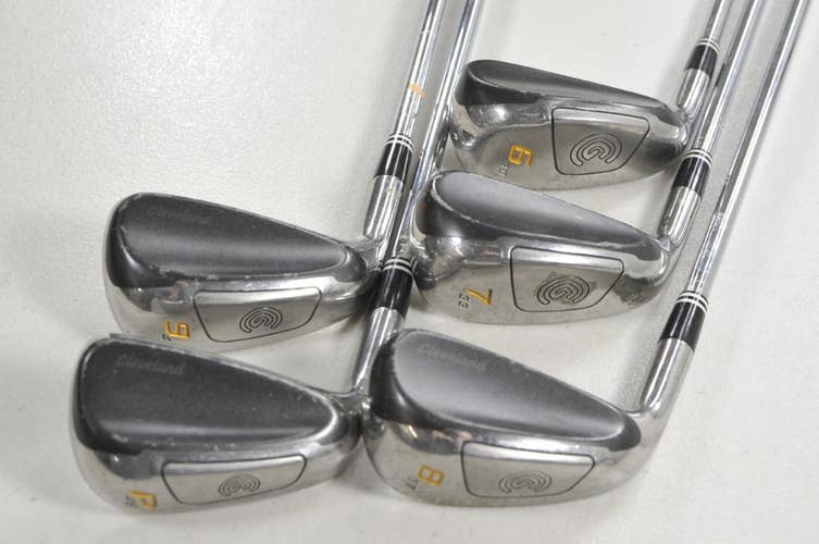 LEFT HANDED Cleveland Hi-Bore 6-PW Iron Set Regular Flex Steel  # 215674