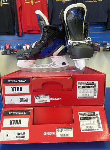 NEW! CCM JETSPEED XTRA SKATES - Intermediate