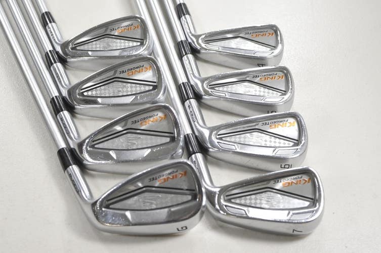 Cobra King Forged Tec 2016 4-PW,GW Iron Set Stiff Flex Right KBS Steel # 215635