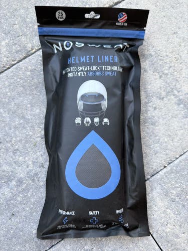 NoSweat Helmet Liners all Hats or Helmets