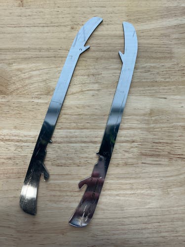 Bauer LS Pulse 288mm Tampa Bay Lightning Pro Stock Skate Blades / Runners (Used)