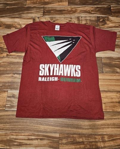 Vintage Raleigh-Durham Skyhawks Football WLAF Sports Vtg T Shirt Size Large