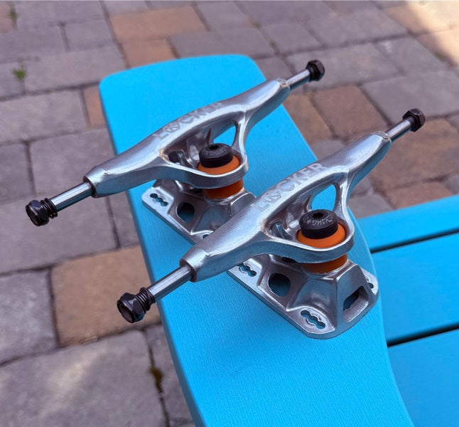 GrindKing Locker 2 Skateboard Trucks 8.50 Never Ridden On Good Fit For 8.5 Decks