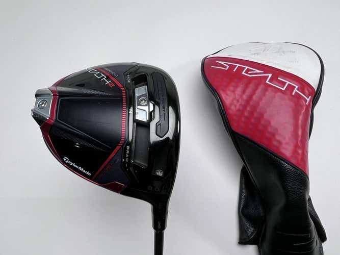 TaylorMade Stealth 2 Plus Driver 8* HZRDUS Smoke Green 6.5 60g Extra Stiff RH HC