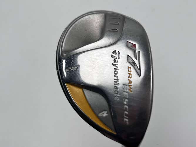 TaylorMade R7 Draw 4 Hybrid 22* REAX 55g Regular Graphite Mens RH
