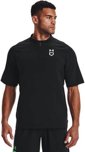 UA Utility Short Sleeve Black Cage Jacket (New) 1375655-001