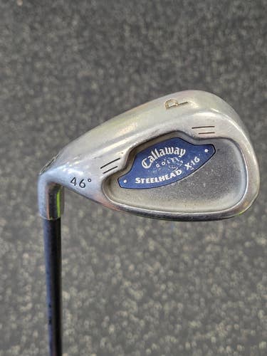 Used Callaway STEELHEAD X16 Golf Wedge Mens LH Pitching Wedge 11849-S000039105