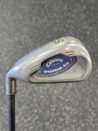 Used Callaway STEELHEAD X16 Mens Individual Iron LH 5 Iron 11849-S000039102