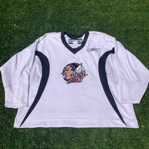 Fighting Sioux University of North Dakota Reebok Team Worn Practice Jersey *Read Full Description*
