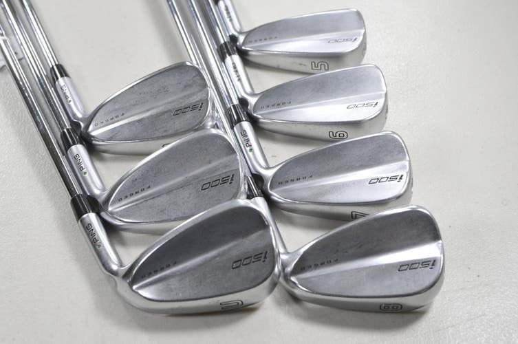 Ping i500 5-W,UW Iron Set Regular Flex Green Dot Right NS Pro Steel # 215381