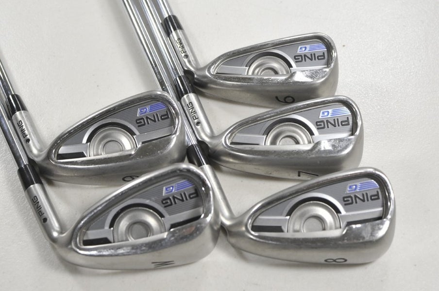 Ping G Series 6-W Iron Set Senior Flex Black Dot Right CFS Steel # 215560