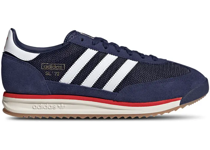 Size 14 - adidas SL 72 RS Dark Blue White Red MENS JQ9797