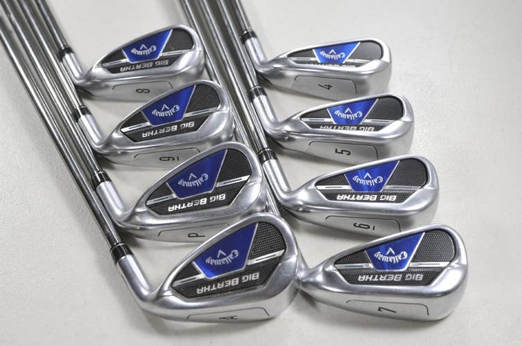 Callaway Big Bertha B21 4-PW,AW Iron Set Senior Flex Right 65g Graphite # 215902