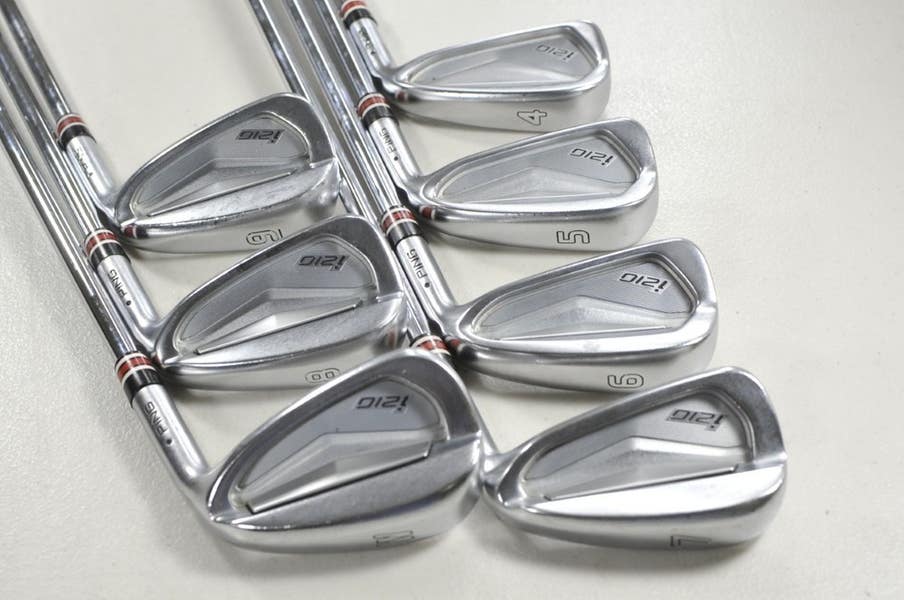 Ping i210 4-W Iron Set Stiff Flex Black Dot Right AWT 2.0 Steel