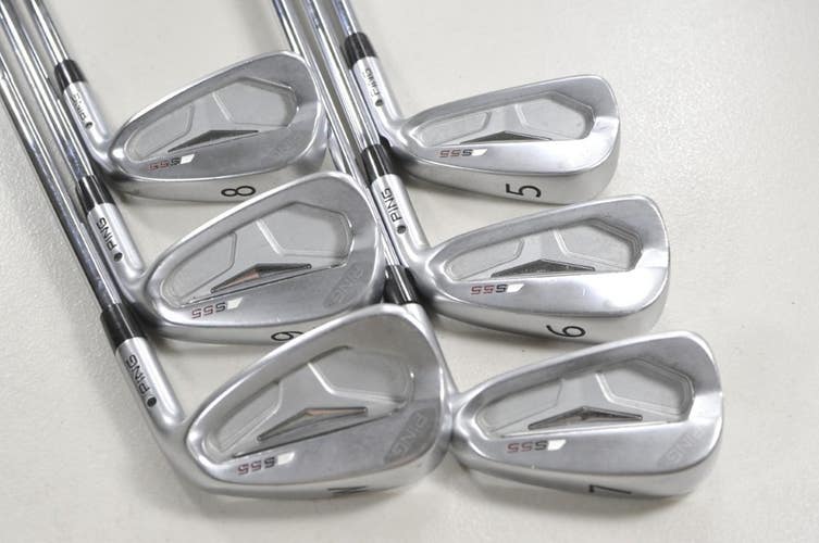 Ping S55 5-W Iron Set Regular Flex Black Dot Right CFS Steel  # 215506