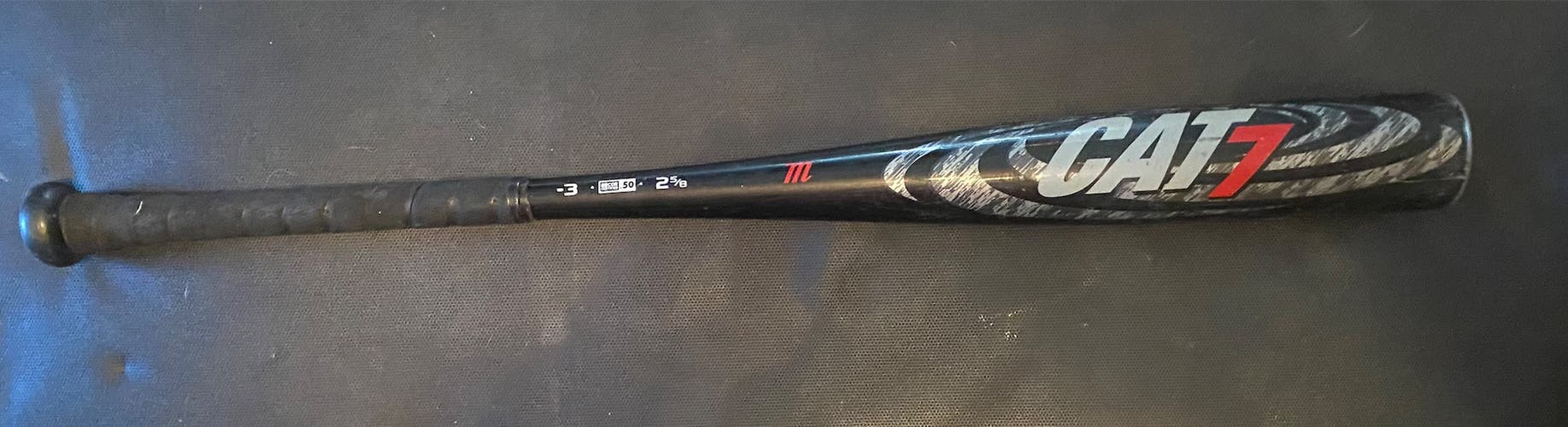 2021 Marucci CAT7 Alloy BBCOR Certified Bat (-3) 28 oz 31" (Used)