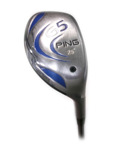 Ping G5 25* Hybrid/Rescue Graphite Ping TFC 100H Regular Flex
