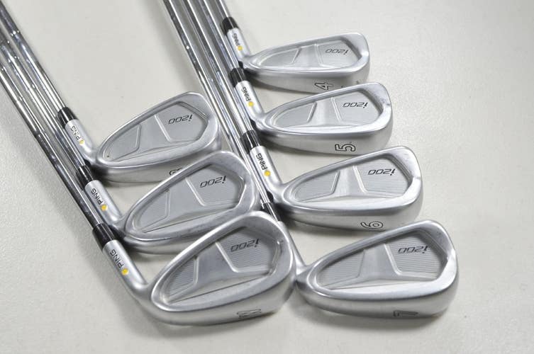 Ping i200 4-W Iron Set X-Stiff Flex Yellow Dot Right DG X100 Steel  # 212142