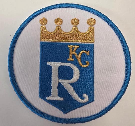Kansas City Royals Iron On Embroidered 3.5" Round Team Jersey Baseball PATCH