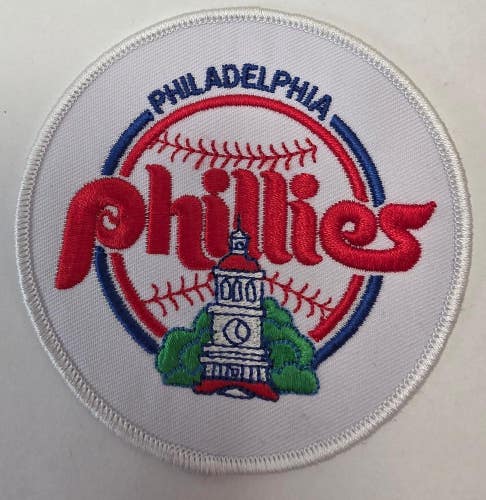Philadelphia Phillies Iron On Embroidered 3.5" Round Team Jersey Baseball PATCH