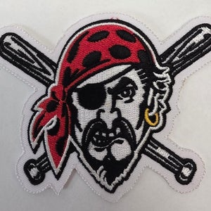Pittsburgh Pirates Iron On Embroidered 3" x 4" Team Jersey Baseball PATCH