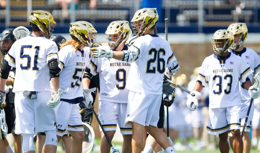 Under Armour Notre Dame lacrosse game shorts NEW L large mens