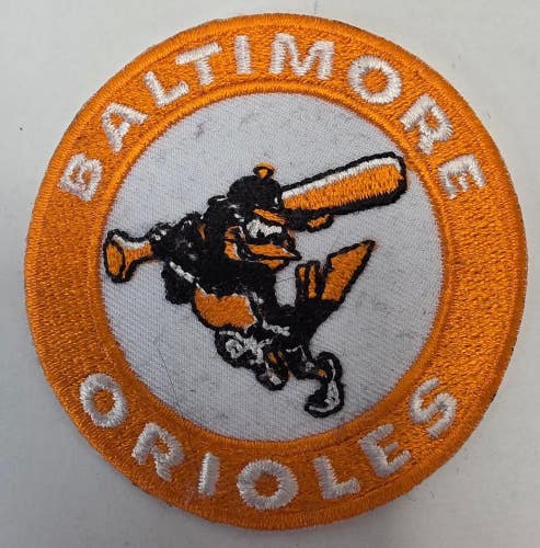Baltimore Orioles Iron On Embroidered 2.5" Round Team Baseball PATCH