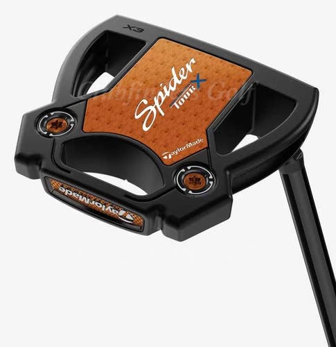 NEW TaylorMade '24 Spider Tour X3 Black #3 35" Slant Putter w/SuperStroke & HC