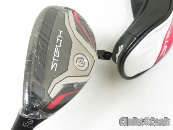 Taylormade Stealth Plus + Rescue 19.5  3H HZRDUS Smoke RDX Red 80g 6.0 NEW LEFT