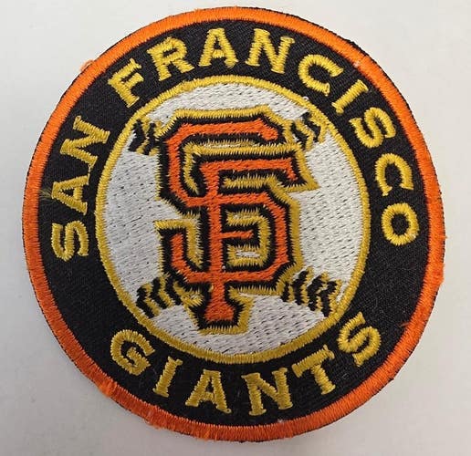 San Francisco Giants Iron On Embroidered 2.5" Round Team Baseball PATCH