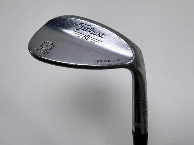 Titleist Vokey SM5 Tour Chrome Wedge 56* 10 Bounce M-Grind Wedge Steel Mens RH