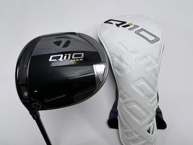 LEFTY TaylorMade Qi10 MAX Driver 10.5* Even Flow Riptide 6.5 70g X-Stiff LH HC