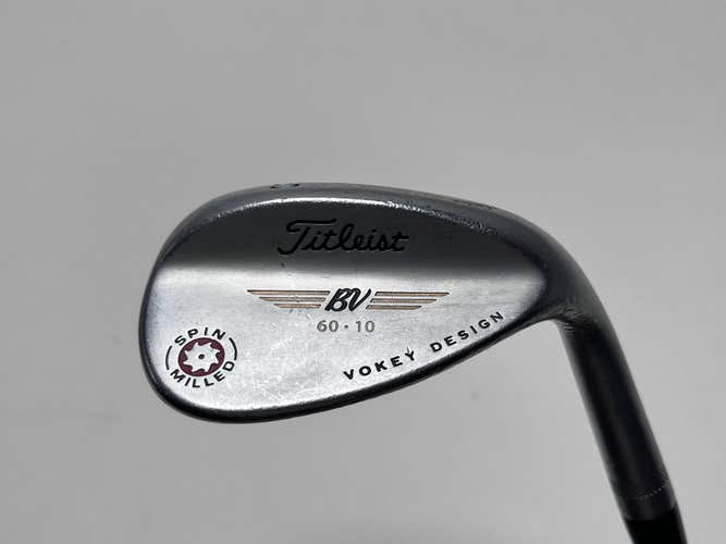Titleist Vokey Spin Milled Chrome 2009 Wedge 60* 10 Bounce Wedge Steel Mens RH