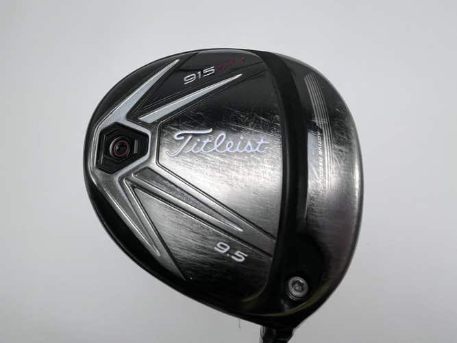 Titleist 915 D2 Driver 9.5* Project X PXv Stiff Graphite Mens RH HC Midsize Grip